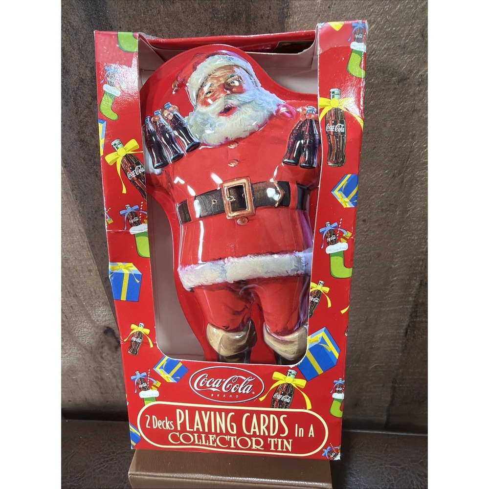 Coca-Cola 1994 Vintage Christmas Playing Cards Double Deck Box Set Sealed